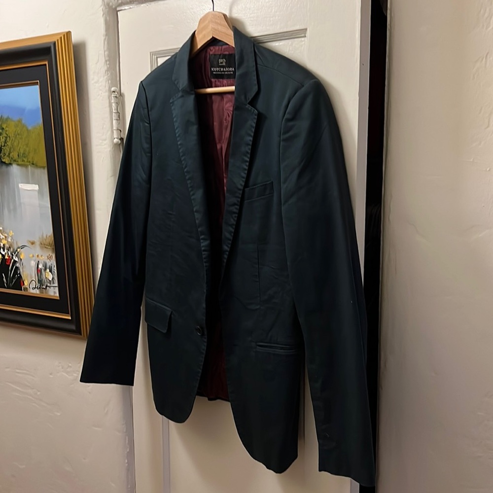 Scotch & Soda Amsterdam Couture Green Blazer